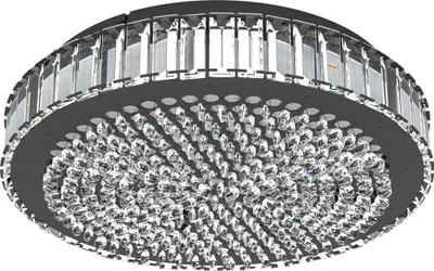 Produktbild von EGLO LED Deckenleuchte Balparda, dimmbare Kristall Deckenlampe, edle Wohnzimmerlampe, Deckenbeleuchtung neutralweiß, Ø 41 cm
