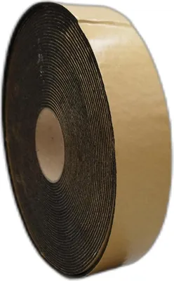 Produktbild von Schutzmatte aus Gummi-Gummigranulat - Terrassenunterlage Rolle 20 m - Dicke 3 mm - selbstklebend - 10 m x 5 cm - 3 mm