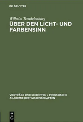 Produktbild von Über den Licht- und Farbensinn