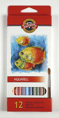 Productafbeelding van Mondeluz aquarelpotloden - 12 kleuren