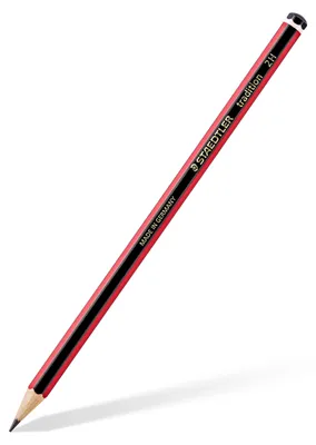 Zdjęcie produktu dla Staedtler tradition 110, 2H, czarny, czerwony, sześciokątny, Niemcy, PEFC