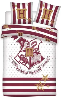 Produktbild von Harry Potter Hogwarts Kinder Bettwäsche 2tlg Set 135/140x200 100% BIO Baumwolle