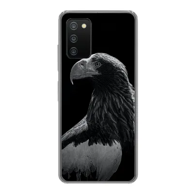 Produktbild von MuchoWow® Handyhülle Schutzhülle Hülle für Samsung Galaxy A03s Adler - Nahaufnahme - Schnabel Silikon Softcase Handy Hülle - Schutz