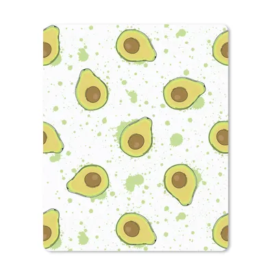 Produktbild von MuchoWow® Mauspad Mousepad Avocado - Muster - Grün 30x40 cm - Mousepads - Maus Mat - Pad - Mausunterlage - Mausmatten