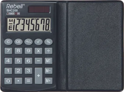 Produktbild von Rebell Taschenrechner SHC 208 schwarz