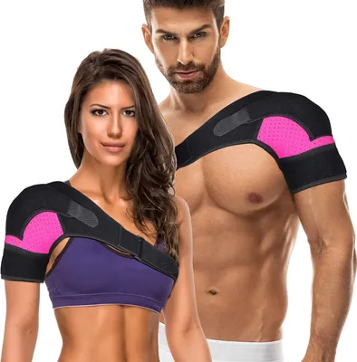 Produktbild von Schulterstütze Damen Schulterorthese Verstellbare Stützbandage Verletzungsprävention und Genesung Sportverletzungen Schulter Arthritis Schulter