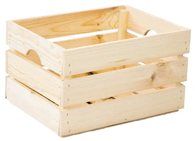 Produktbild von Stapelbare Holzgemüsekiste 40 x 30 x 23 cm