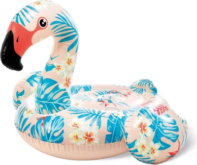 Produktbild von Intex Tropical Flamingo Ride-On, Mehrfarbig, Aufsitz-Schwimmer, Abbildung, Vinyl, 3 Jahr(e), Unisex