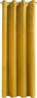 Produktbild von Záves s očkami žltý 140x250 cm 200 g/m2 moderný