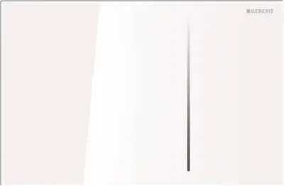 Produktbild von Geberit Sigma 70 bedieningspaneel glas wit voor Geberit Sigma inbouwreservoirs 12cm