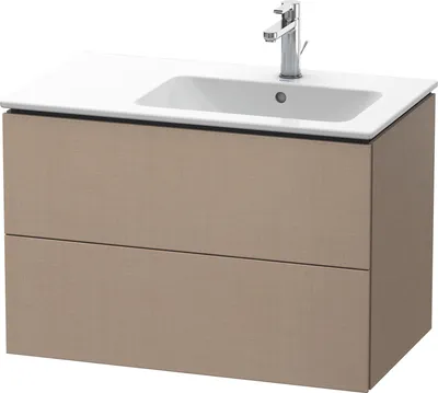 Produktbild von Duravit Duravit Waschtischunterbau L-CUBE 550x820x481mm Becken re leinen