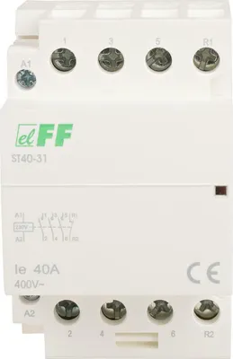 Image de Contacteurs modulaires ST40-31, montage sur 4 côtés, F&F, 230 V CA, 40 A, DIN