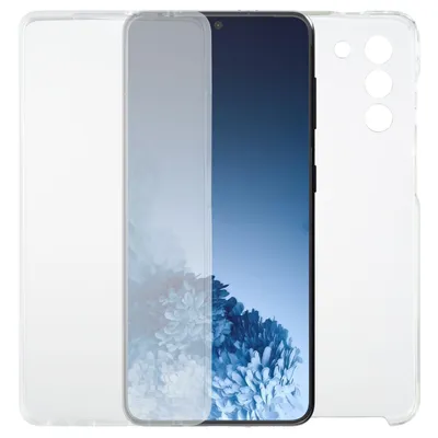 Image de Coque de protection 360° pour Samsung Galaxy S21 Plus, étui de téléphone en TPU transparent