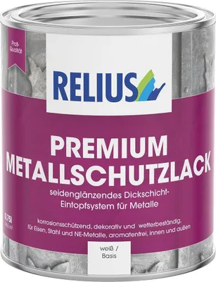Produktbild von Relius Premium Metallschutzlack weiß 2,5Ltr. * 275868