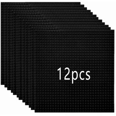 Obrázek produktu pro Podložka pod stavebnice - 25 x 25 cm - Sada 12 kusů - Zelená, šedá, modrá a písková
