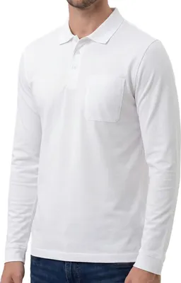 Image de Polo Ragman pour homme, blanc 1030-10-00144