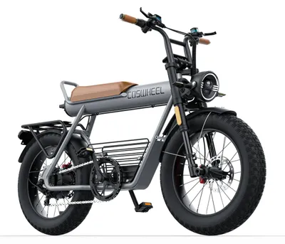 Zdjęcie produktu dla Rower elektryczny – CT20 – 60 V – silnik bezszczotkowy o mocy 200–250 W – prędkość do 25 km/h – zasięg 31–60 km – koła 50,8 cm – kolor biały