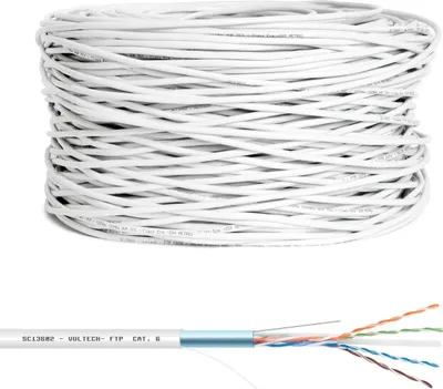Image de Vultech SC13602-305 Câble réseau blanc 305 m Cat6 F/UTP (FTP)