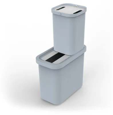 Productafbeelding van GoRecycle recyclingprullenbakset van 32 liter en 2 x 7 liter