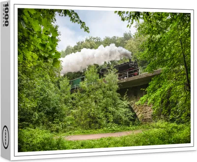 Produktbild von raxxa Premium-Puzzle "Weißeritztalbahn", 1000 Teile