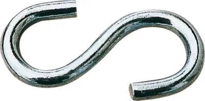 Produktbild von S-Haken 3x25 mm Hängehaken / Kleiderhaken Belastbar bis 30kg Stahl verzinkt