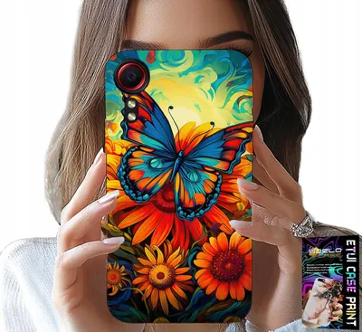 Produktbild von Fall Für Samsung Galaxy Xcover 7 - Schmetterling Schmetterlinge Blumen Rosen Fall