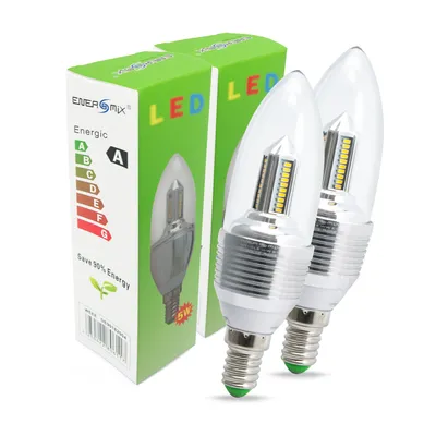 Produktbild von E14  LED Lampe Candle 5 Watt Warmweiß 2 Stück