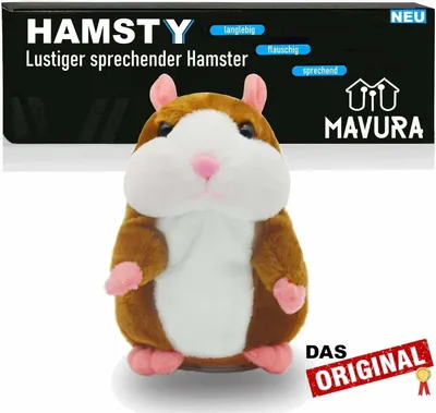 Produktbild von HAMSTY hovoriaci škrečok plyšová hračka plyšové zvieratko detská hračka
