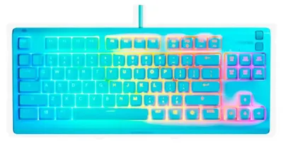 Zdjęcie produktu dla Steelseries Apex 3 TKL – klawiatura do gier USB QWERTY US angielska kolor aqua