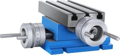 Obrázok produktu pre Multifunkčná podpera frézovacieho stola - Presný stôl pre frézy - 185x100 mm - Robustná liata základňa