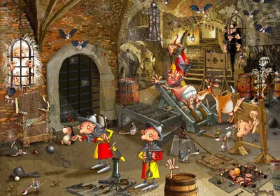 Zdjęcie produktu dla Grafika Puzzle Dungeon 1000 elementów François Ruyer