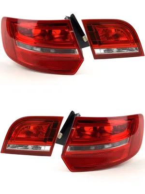 Immagine prodotto di Johns, luci posteriori a LED adatta per Audi A3 8P set interno esterno 08- 12 LR 8P4945095E 8P4945093E 8P4945096E 8P4945094E