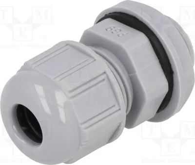 Zdjęcie produktu dla 1 x Złączka kablowe UL94V-2 93600-0394 7000.7830.5, kolor: ciemnoszary, stopień ochrony: IP68, rozmiar: PG9
