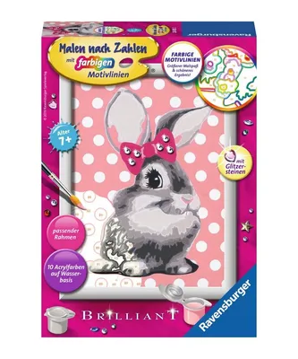 Zdjęcie produktu dla Ravensburger 28470, Dołączone farby, Dziewczyna, Naklejki w zestawie, Kolorowanka/album