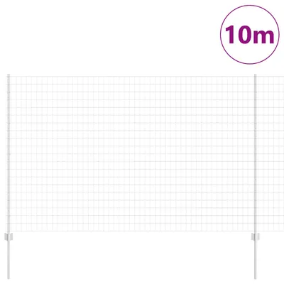 Obrázek produktu pro vidaXL Svařovaný drátěný plot 10 x 1,5 m (š x v) Žárově pozinkovaná ocel