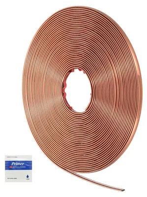Productafbeelding van Omgoods - Flexibele Zelfklevende Wandstrip van PVC, 65.5 x 0.6 cm, Roze Goud voor Naadloze Wanddecoratie