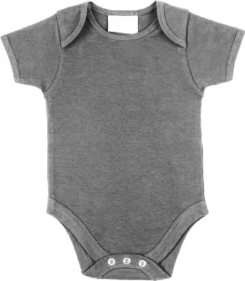 Produktbild von Larkwood Baby Uni Body RW2735 (6-12 Monate80) (Grau meliert)