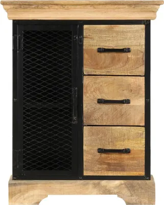 Productafbeelding van vidaXL Dressoir, 60x30x75 cm, massief mangohout