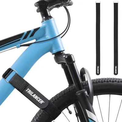 Obrázok produktu pre Nastaviteľné popruhy na nosič bicyklov 2-pack pre auto a montáž na stenu 75 cm x 3,8 cm