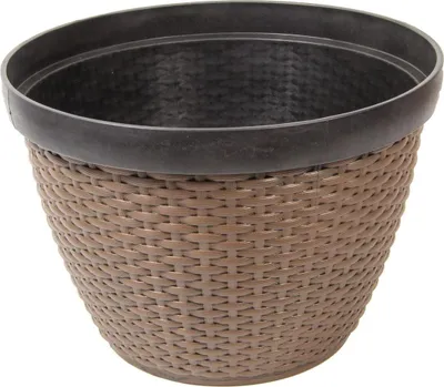 Zdjęcie produktu dla Doniczka - Rattan 30,5 cm - brązowa