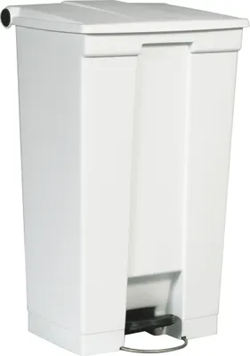 Image de Rubbermaid - Step-On Classic Container 87 litres - Polyéthylène - Blanc