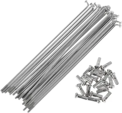 Produktbild von 20 Satz 13G Fahrradspeichen 135mm Fahrradspeichen 304 Edelstahl Silberton