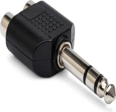 Immagine prodotto di Hosa GPR484 Adattatore 2x accoppiamento RCA a 6,3 mm TRS
