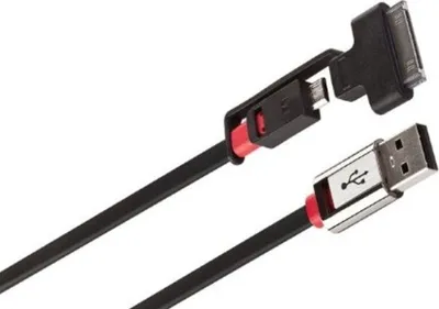 Produktbild von Connect2 Micro USB + Apple Dock-Connector Kabel 1m