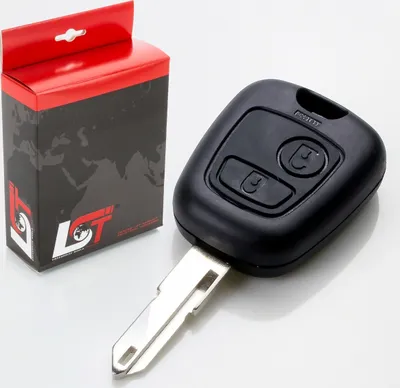 Produktbild von Ersatzschlüssel Funk Schlüssel - Gehäuse Mit Rohling Für Peugeot Modelle