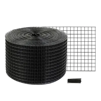 Image de VEVOR Protection anti-oiseaux pour panneaux solaires, 20,3 x 30,5 m, Grille anti-pigeons pour installations solaires avec 50 fils de cerclage, protection des panneaux solaires avec revêtement en PVC inoxydable, grillage en rouleau de 1,27 cm