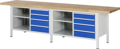 Produktbild von Rau Werkbank Modell 8463, B 3000 x T 700 x H 840mm