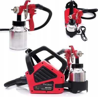 Zdjęcie produktu dla Pistolet Malarski Elektryczny 600 W 1000 mnl 1 L Kraft&Dele