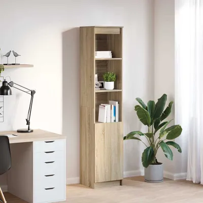 Obrázek produktu pro vidaXL Highboard Sonoma-dub 37,5x35x180 cm Materiál na bázi dřeva