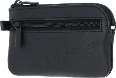 Image de oxmox Cuir étui à clés Leather Keyholder Footsteps 2.0 Embossed Black noir